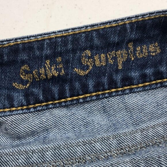 VINTAGE SILVER SUKI SURPLUS MIDRISE BOOTCUT JEANS 27x34 - Picture 4 of 11